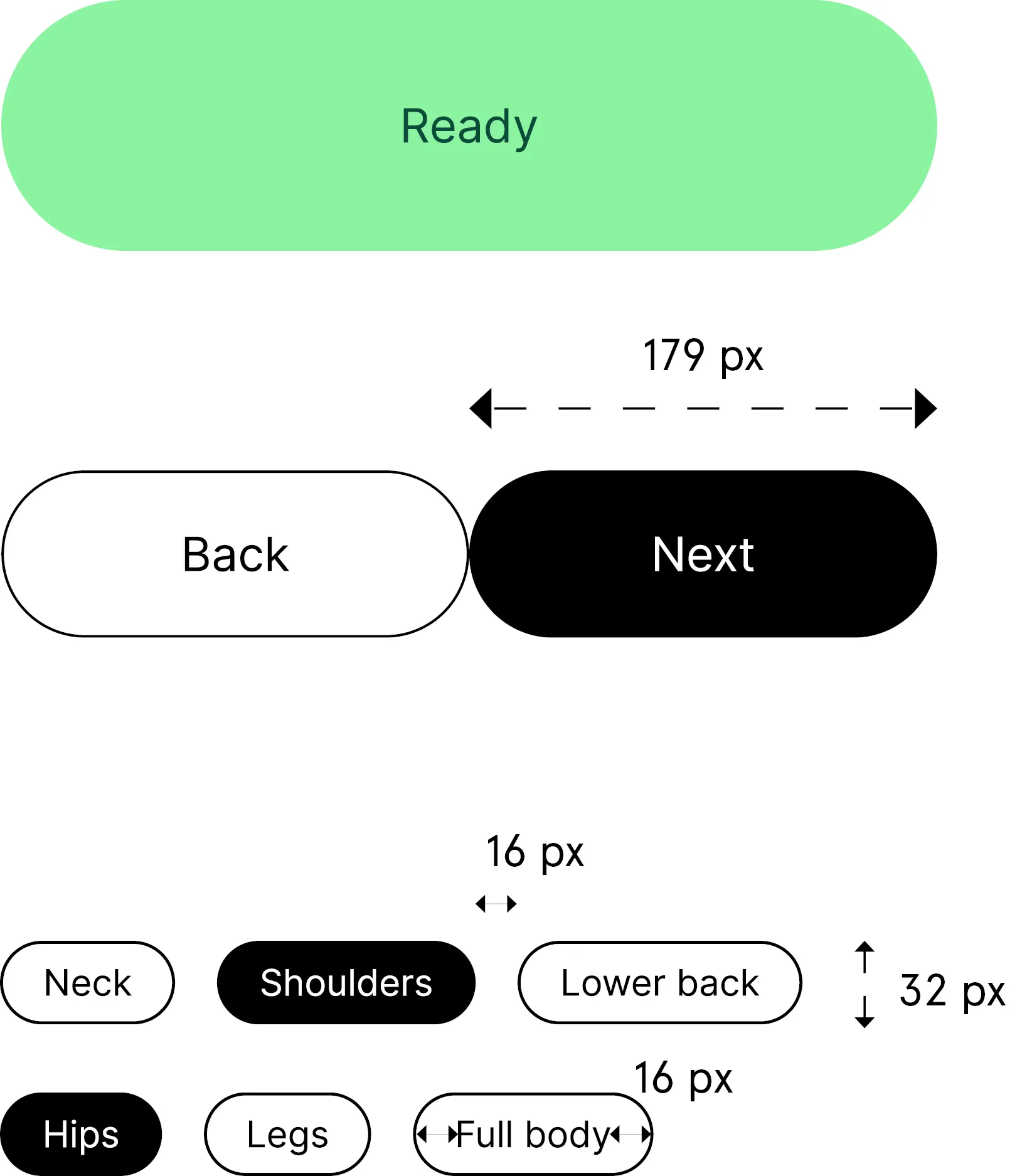 UI element Secondary